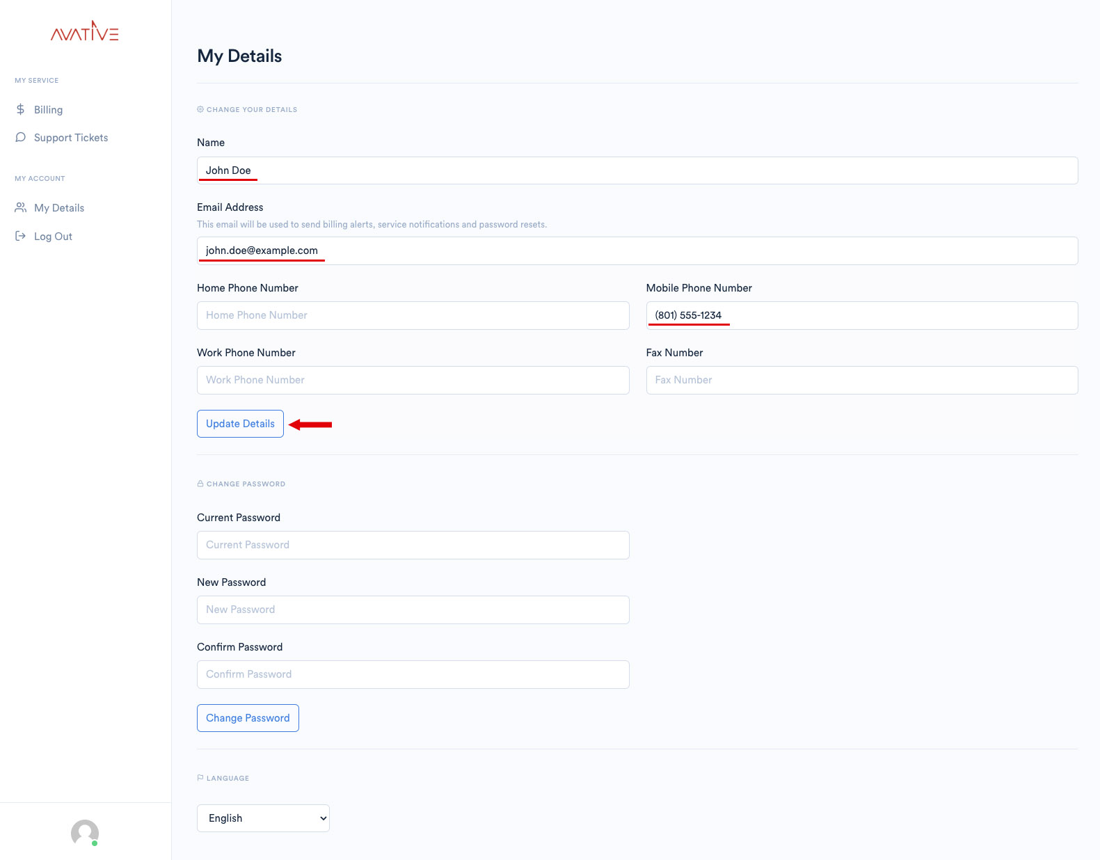 AvativeBillingPortal-updatecontact.jpg